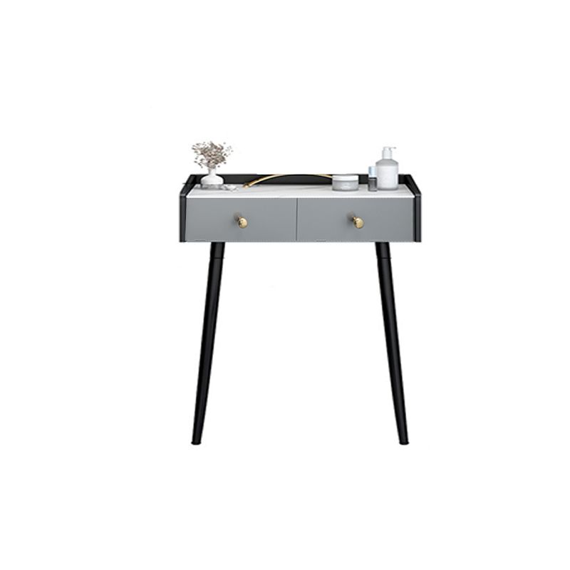 Modern 28.9 " Height 1- Drawer Slate Top Table Makeup Vanity