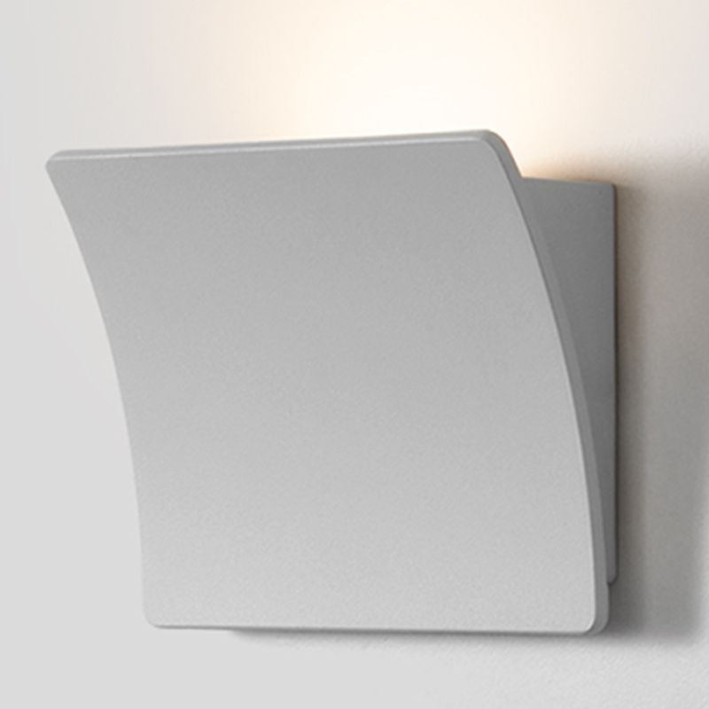 Quadratische Schatten Metall Wandleuchte modern