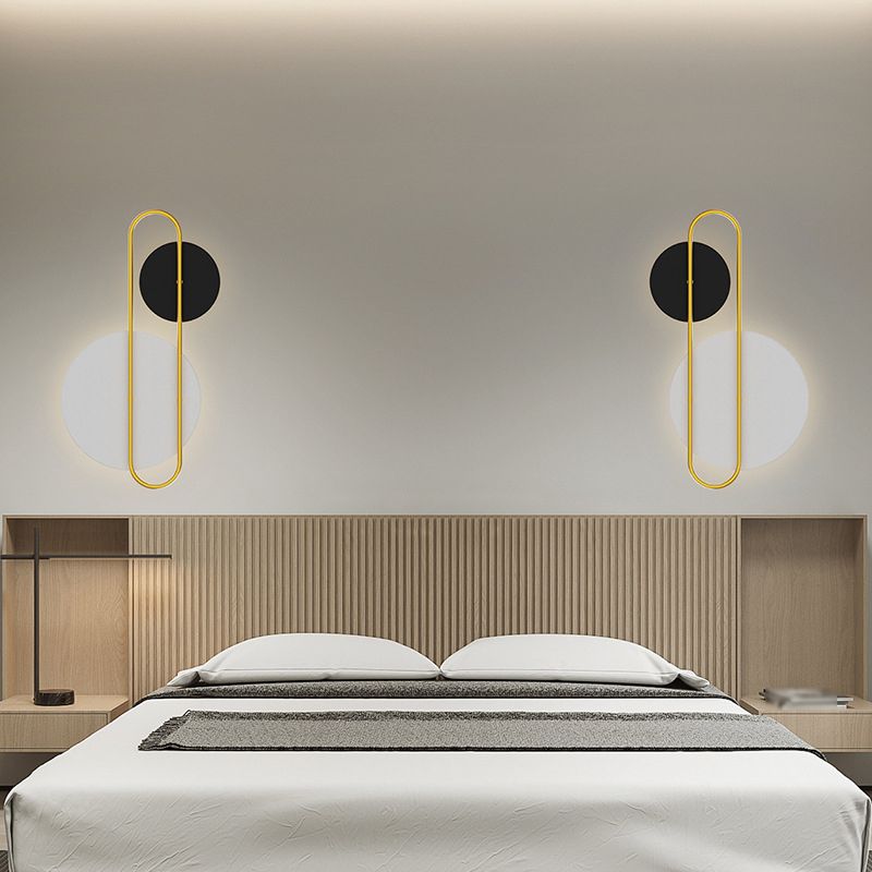 Modern LED Wall Mount Light Simple Wall Sconce Light with Acrylic Shade for Aisle