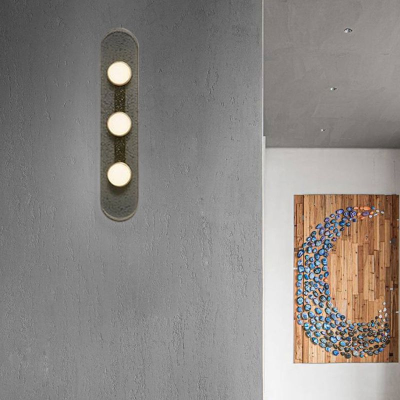 Nordic Style Wall Light Ellipse Shape Wall Lamp with Acrylic Shade for Bedroom