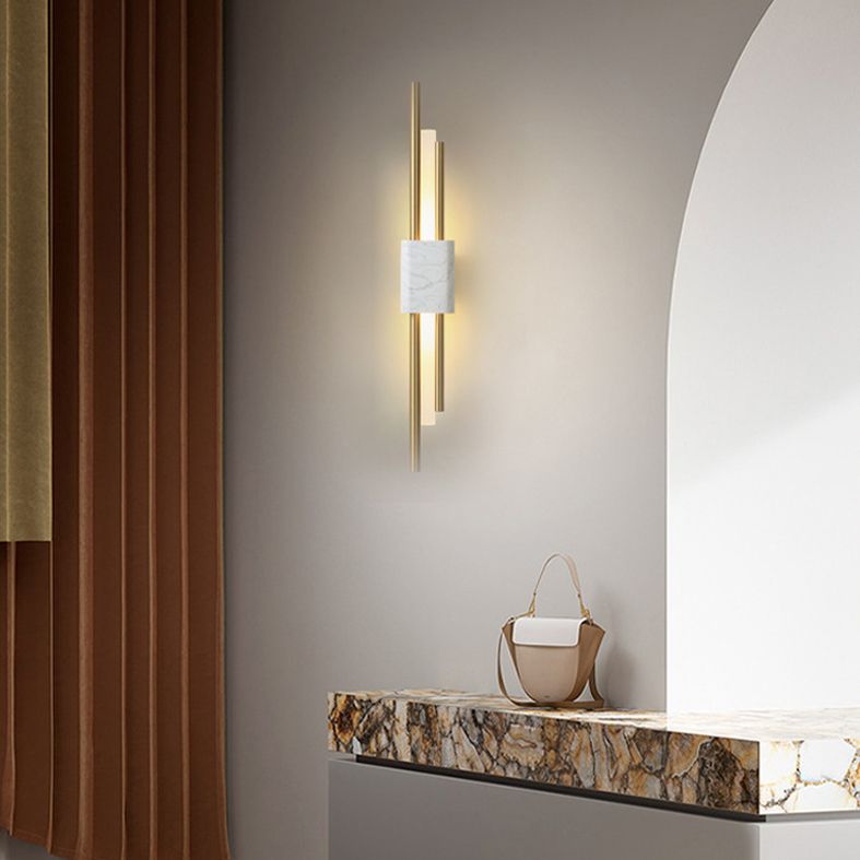 Lampada lampada a 1 luci a 1 luci a parete a parete con tonalità acrilica bianca con tonalità bianca