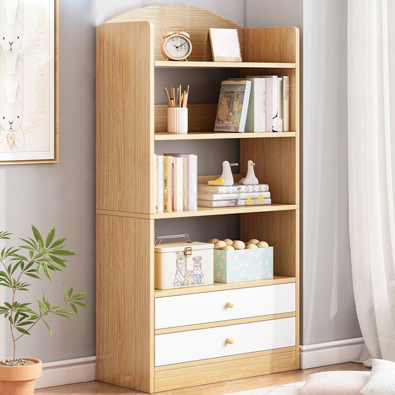 Modern Style Bookshelf Engineer Wood Bookcase for Home Study Room