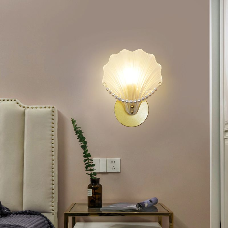 Modern Unique Wall Lamp Glass Wall Sconce Lighting for Bedroom