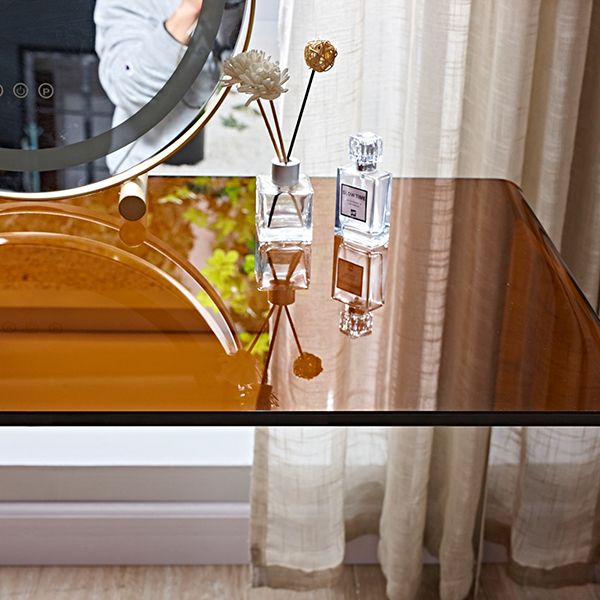 Contemporary Make-up Vanity Standing Glass Bedroom Makeup Vanity