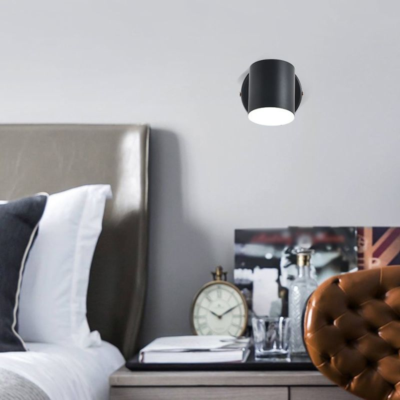 Éclairage mural en acrylique contemporain contemporain à 1 lumière pour chambre à coucher