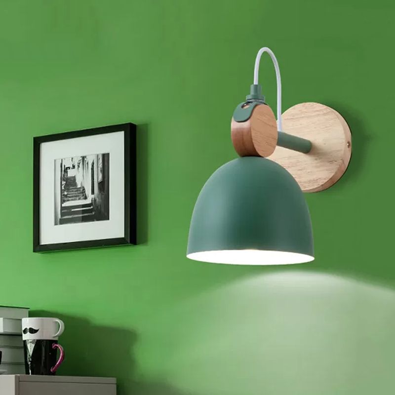 MOLTO MOLTO DOMA DOME SCONCE SOGGIORO ANGOLO REGOLABILE 1 Luce da parete in stile Nordico