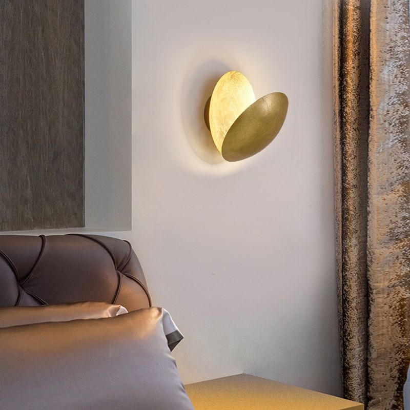 Nordische Metallwandleuchten leichte runde Formwandlicht für Wohnzimmer
