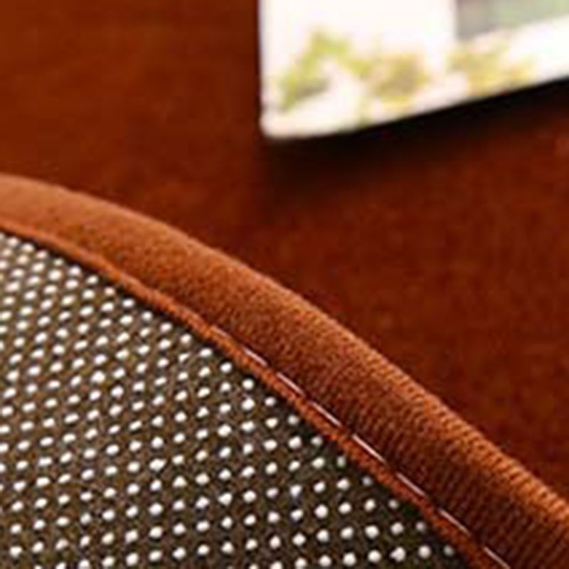 Khaki Simple Rug Polyester Solid Color Indoor Carpet Anti-Split Backing Area Rug for Indoor Room