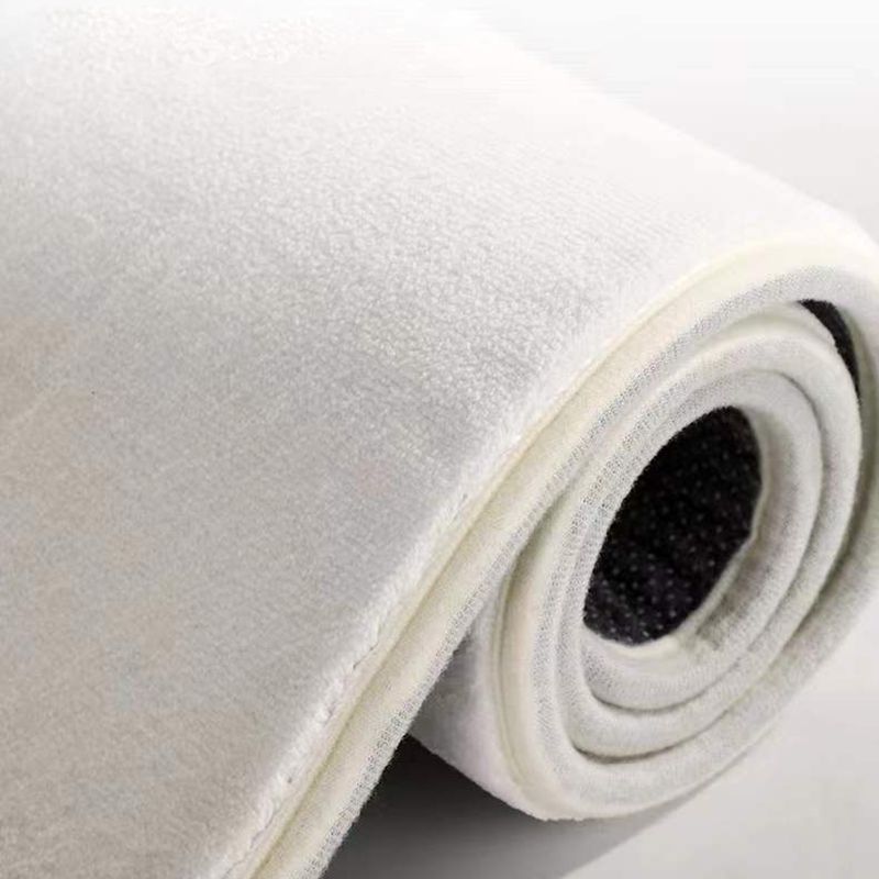 Modern Geometric Print Rug Apricot Polyester Area Carpet Non-Slip Backing Rug for Drawing Room