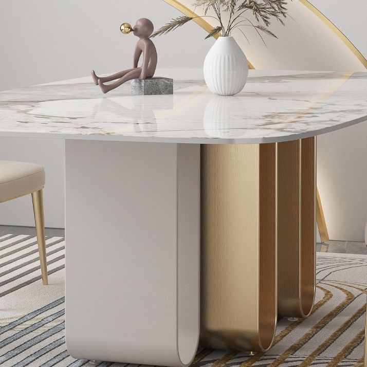 Designer Style 1/2/4/5/6/9 Pieces Dining Set Sintered Stone Dining Table Set