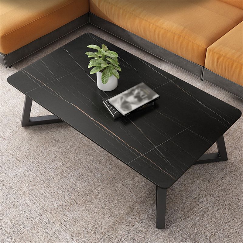 Trestle Bunching Tables Slate Rectangular Geometric Coffee or End Table