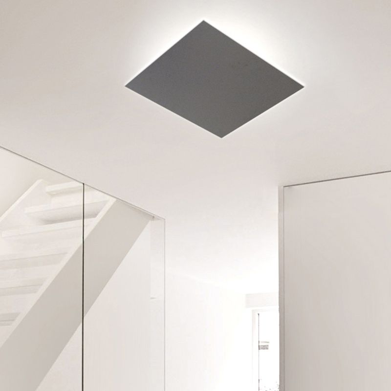 Artistic Nordic Square Flush Mount Lighting Metal Living Room LED Ceiling Flush Light Fixture