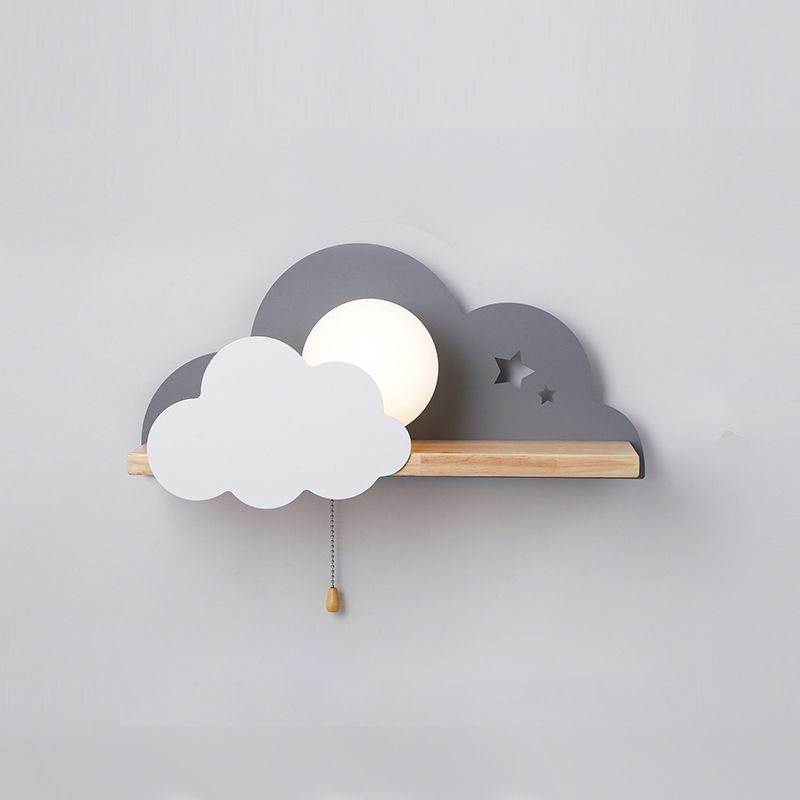 1 Light Light Murn Light de 1 Light Malle Motal Mall Mur Mount Laut d'éclairage