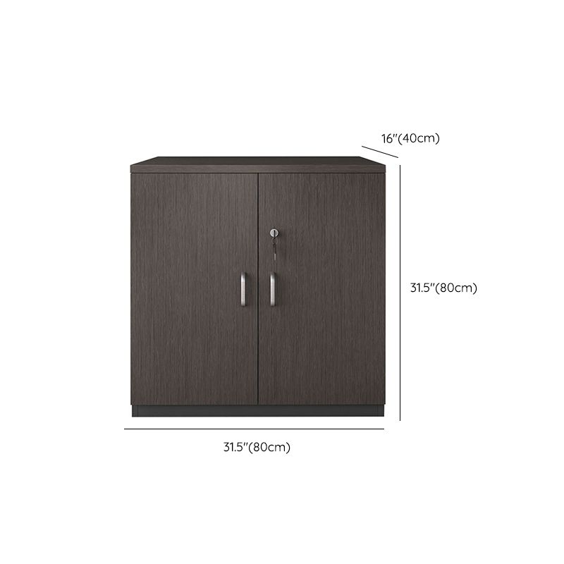 Modern Style Filing Cabinet Wood Vertical Filing Cabinet with Locking Storage