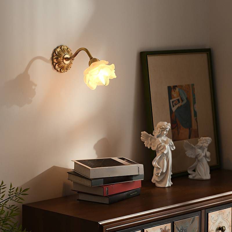 Modern Vintage Wall Light Sconce Creative Glass Wall Light Fixture for Bedroom