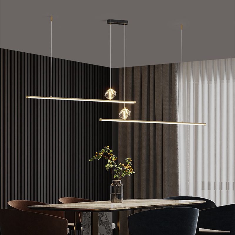 Creative Hanging Island Light Metal LED Hanging Lighting Fixture for Sitting Room