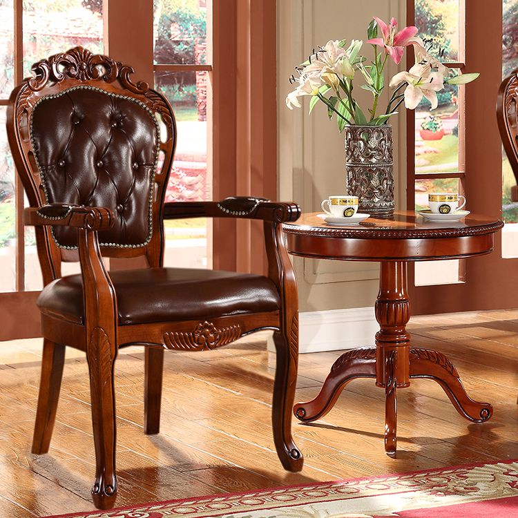 Chaise de salle à manger de style victorien en bois