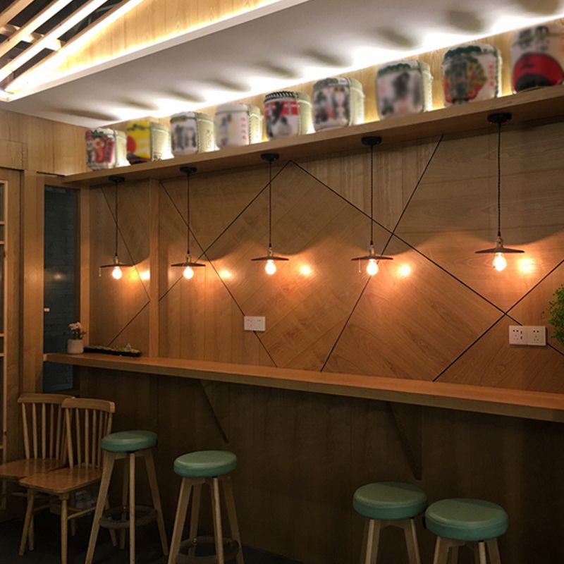 Ménage minimaliste suspendu minimaliste de style moderne Éclairage pendentif en bois pour le salon