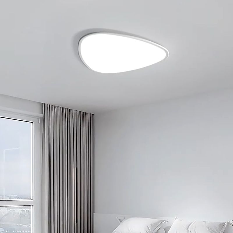 Triangle Ceiling Light Fixture Simple LED Flush Mount for Bedroom