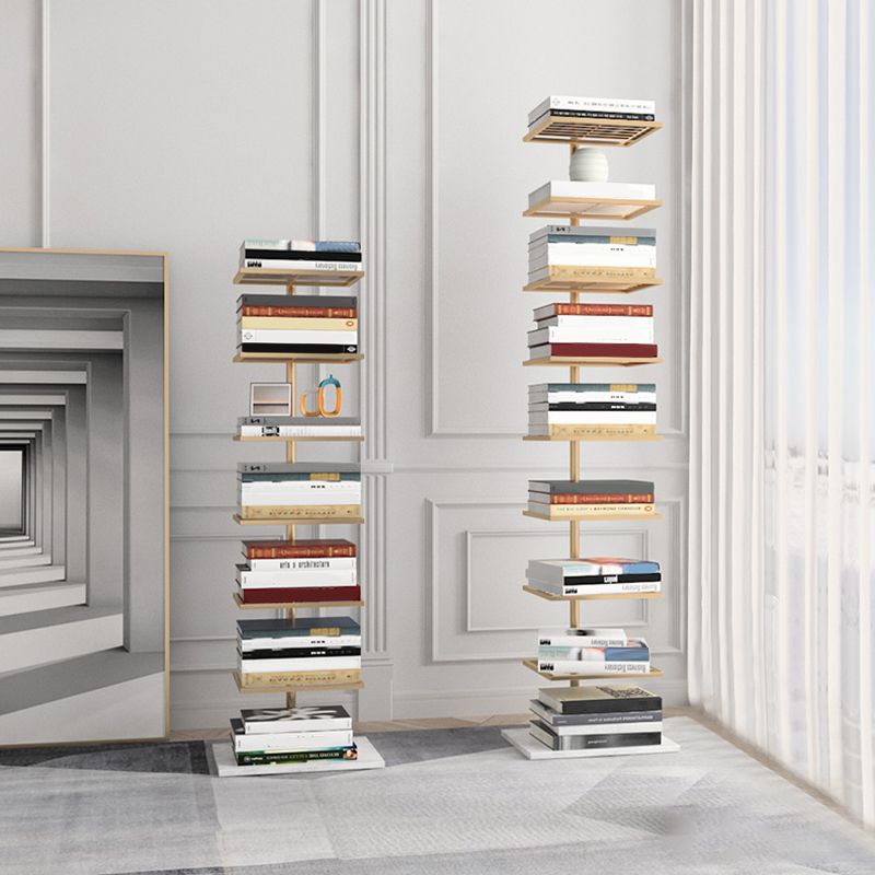 Modern Style Open Bookshelf Vertical Shelf Bookcase for Home