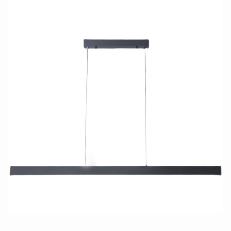 Contemporary Style Linear Shape Pendant Light Metal 1-Light Pendant Lighting