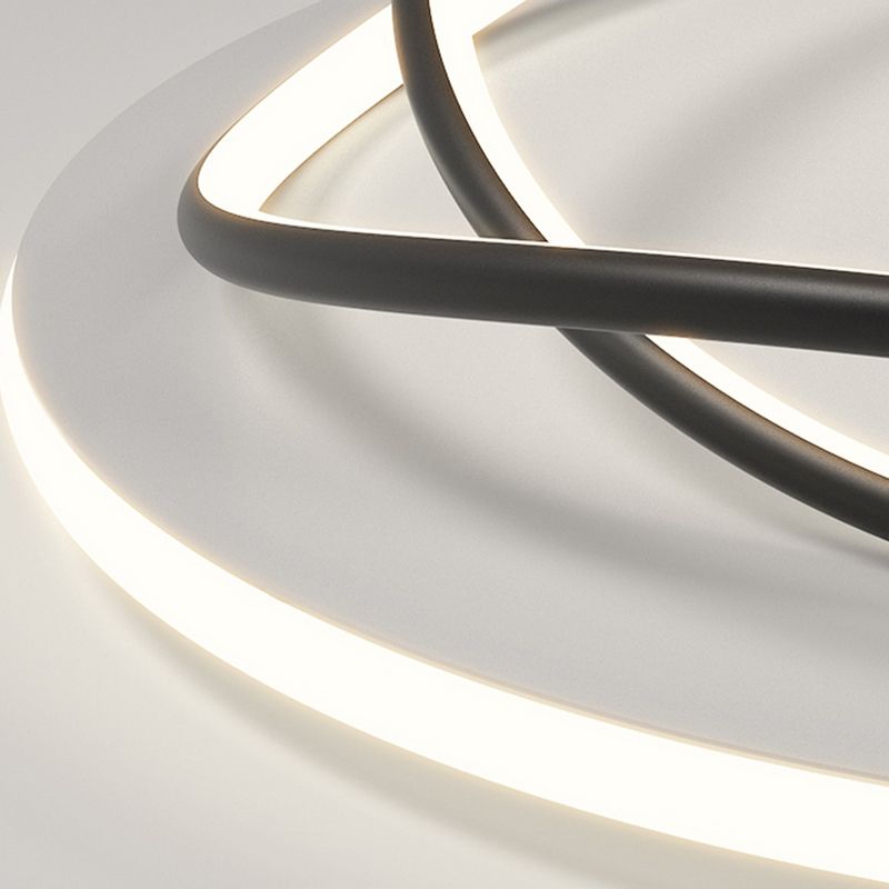 Luces de techo empotradas lineales modernas Luces empotradas de aluminio en blanco y negro