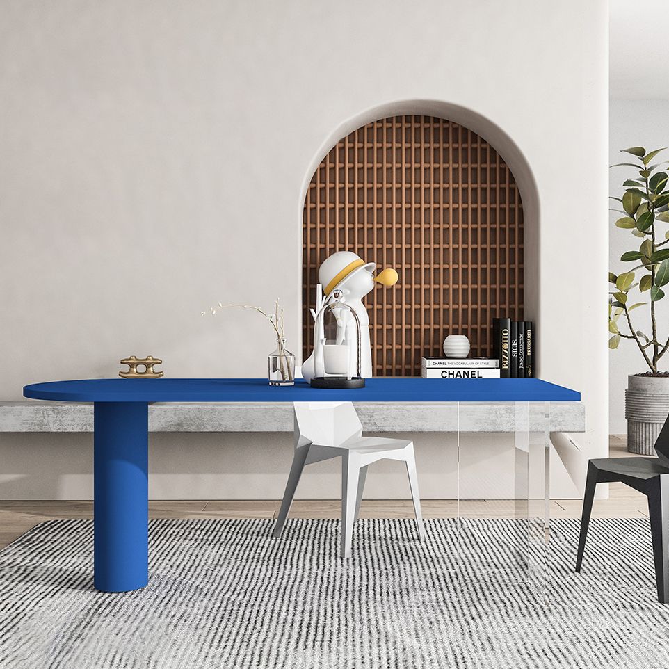 Modern Style Double Pedestal Furniture Pine Solid Wood Dining Room Collection