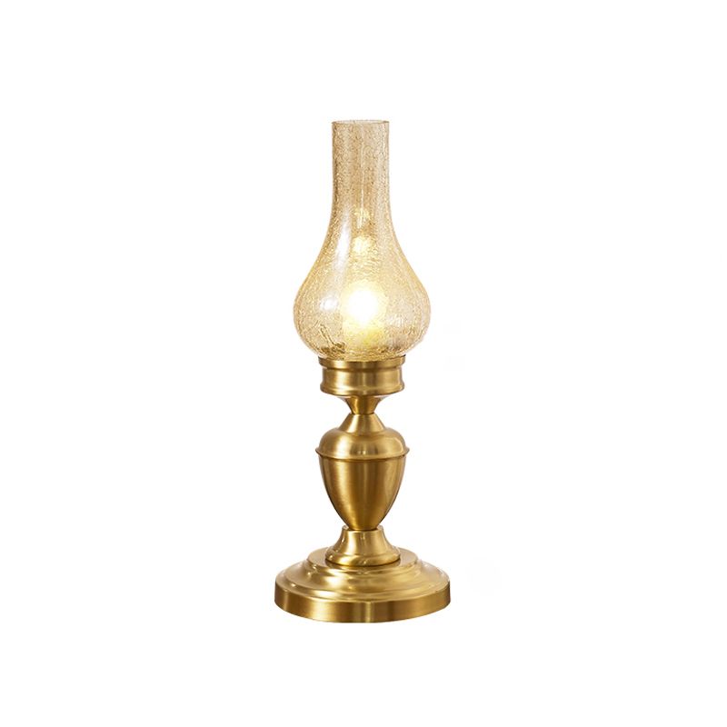 Contemporary Glass Table Lamp Eye-caring Table Lighting Fixture for Living Room