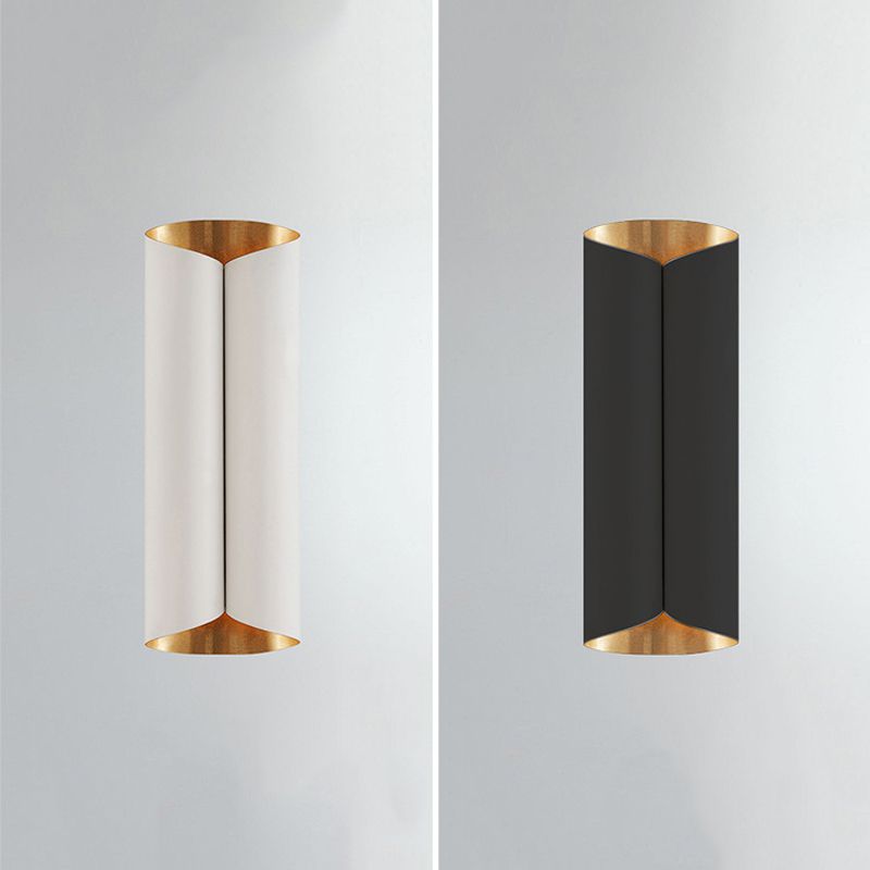 Modern Style Geometry Shape Wall Sconce Metal 2 Lights Sconces for Bedroom