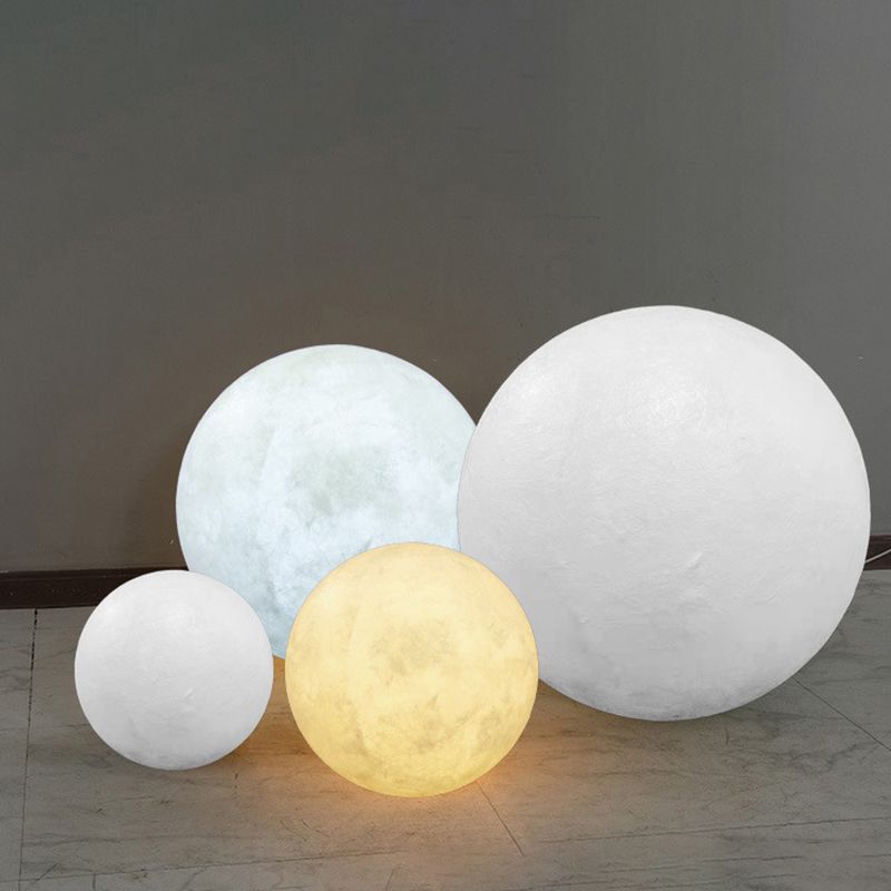 Modern Waterproof Outdoor Light Ball Shape with Resin Shade for Outdoor