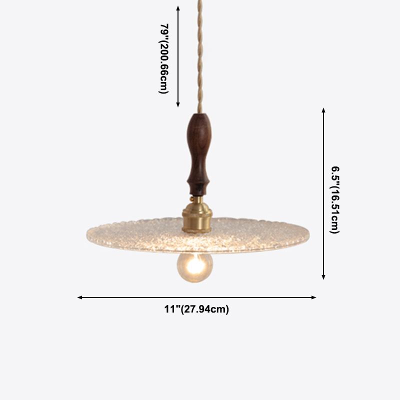 Single Light Contemporary Hanging Lamps Glass Shade Pendant Light for Sitting Room Foyer