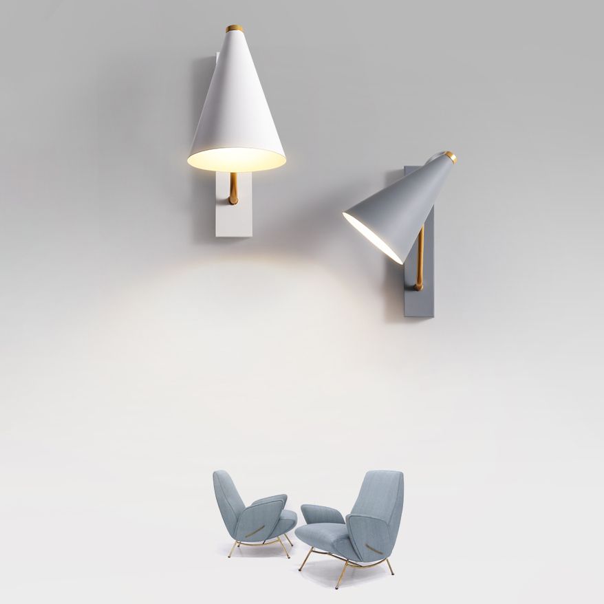 Application murale de la chambre Métal postmoderne 1 tête d'éclairage d'éclairage mural mural