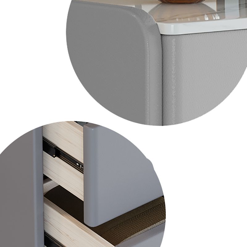 Solid Wood Classic Glam Storage Chest Stone Dresser with 4/5/6/7/8 Drawers