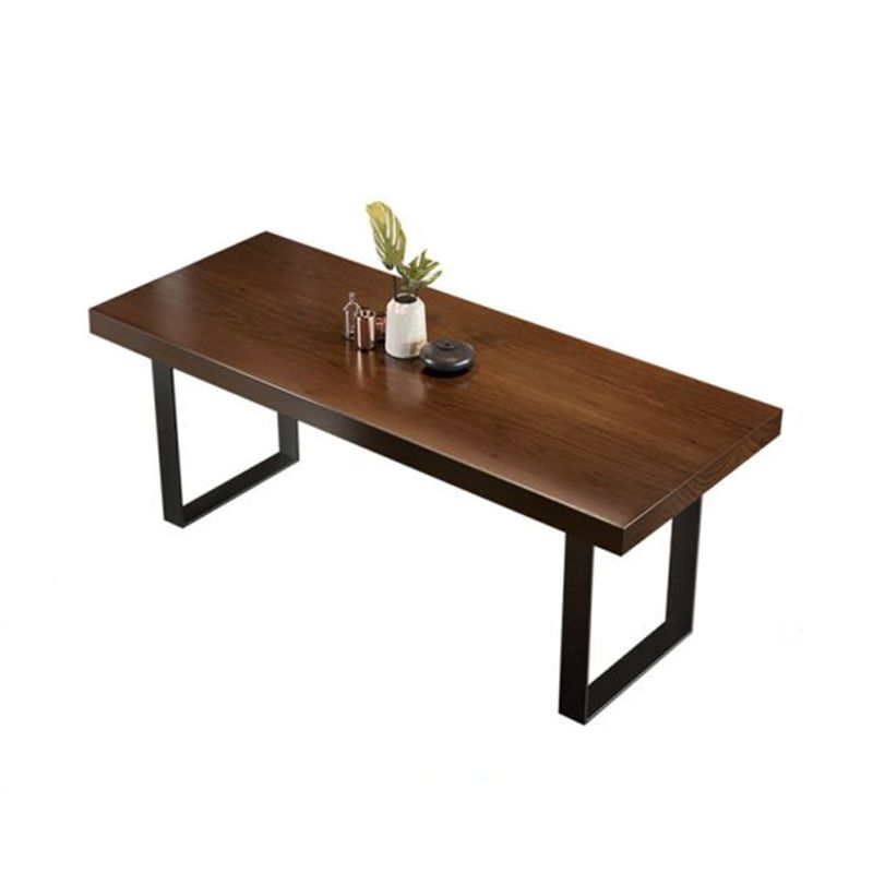 Industrial Dining Set 1/5/7 Pieces Rectangle Pine Wood Dining Table for Kitchen