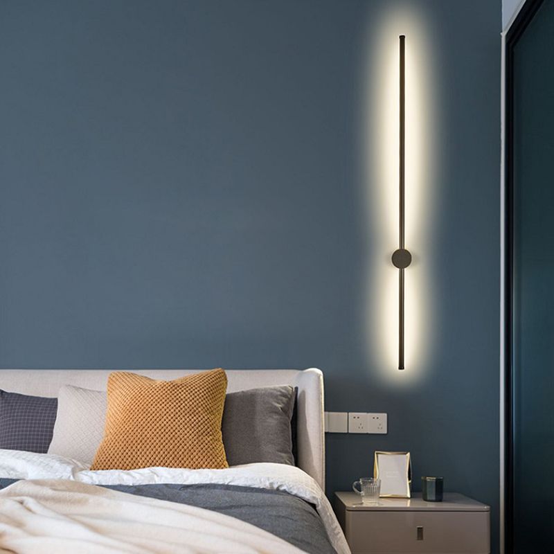 Lineare Form Metallwand Licht moderner Stil 2 Leichter Wandmontageleuchte