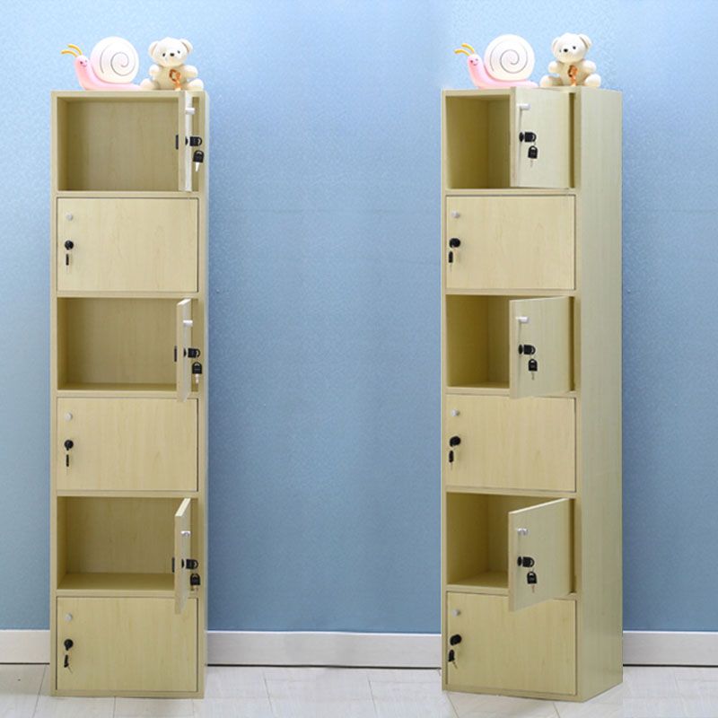 Matte Finish Non-Hanging Cabinet Modern Wood Storage Cabinet with Hinged Doors