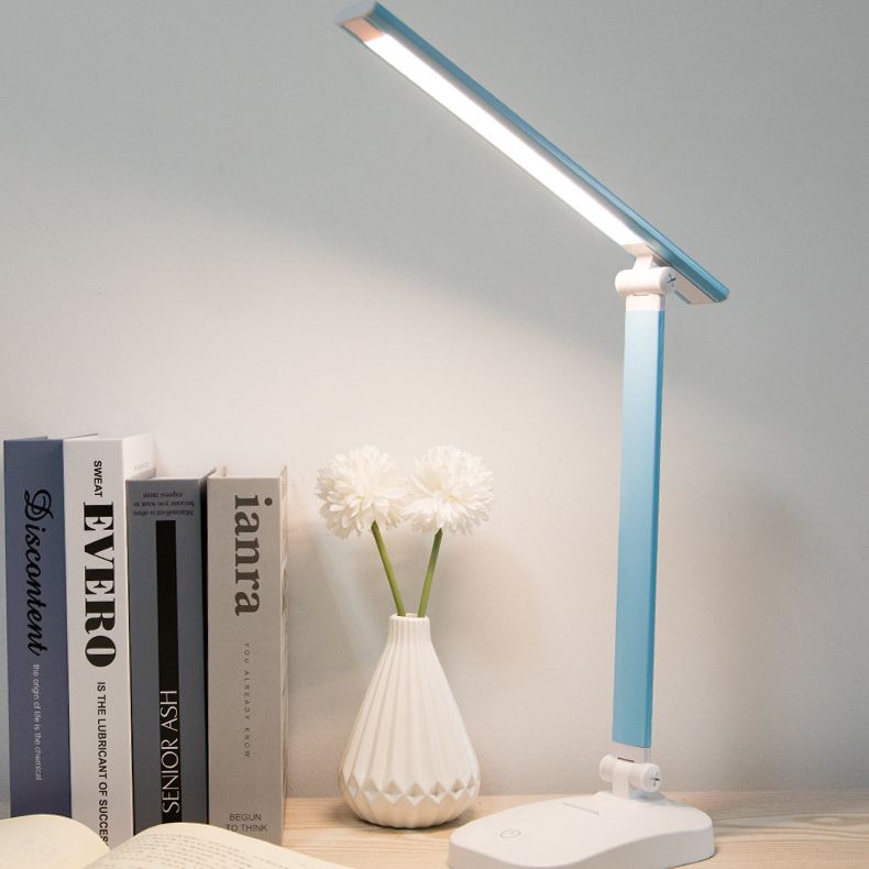 Foldable USB Table Lamp Modern Plastic Kids Bedroom LED Reading Book Light