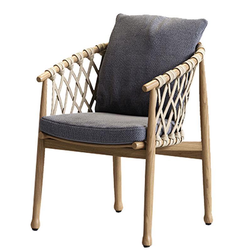 Solid Wood Dining Side Chair Modern Dining Armchair Set of 1/2/4/6/8