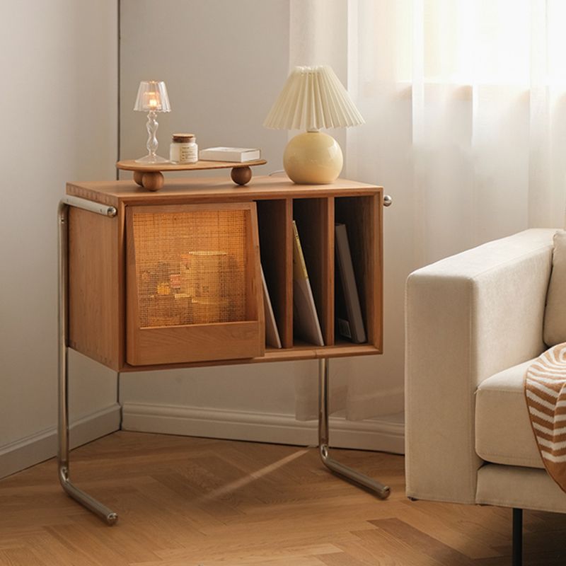 Modern Closed Back Standard Bookshelf Wooden Bookcase with Shelves