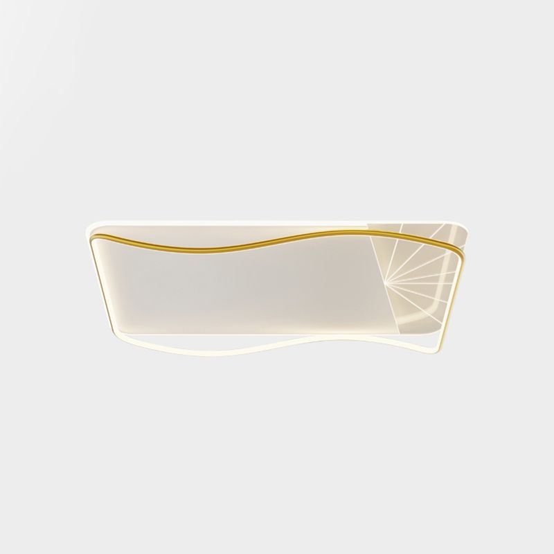 Éclairage de la bouffée de vidange Geometric Flush Mount Light Flush-Mount Light Fixture