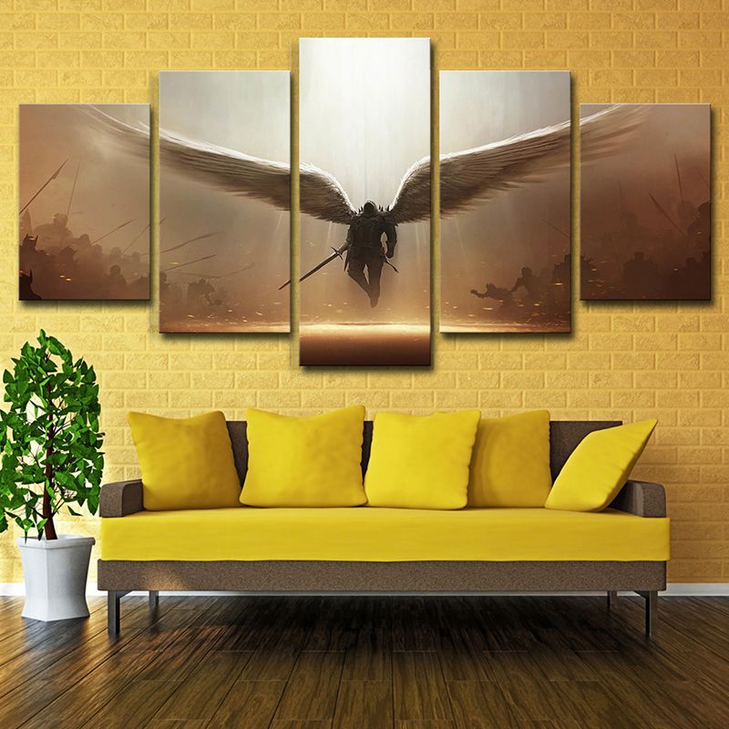 Warriors Wall Decor Multi-Piece Children's Art for Bedroom Painting, Multiple Sizes