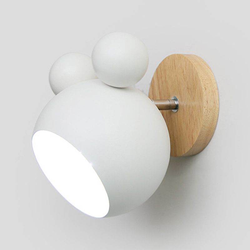 Estilo moderno Diclas de pared Nórdica Nórdica Malas de la cabeza en forma de mouse en forma de mouse para la cabeza para la cama