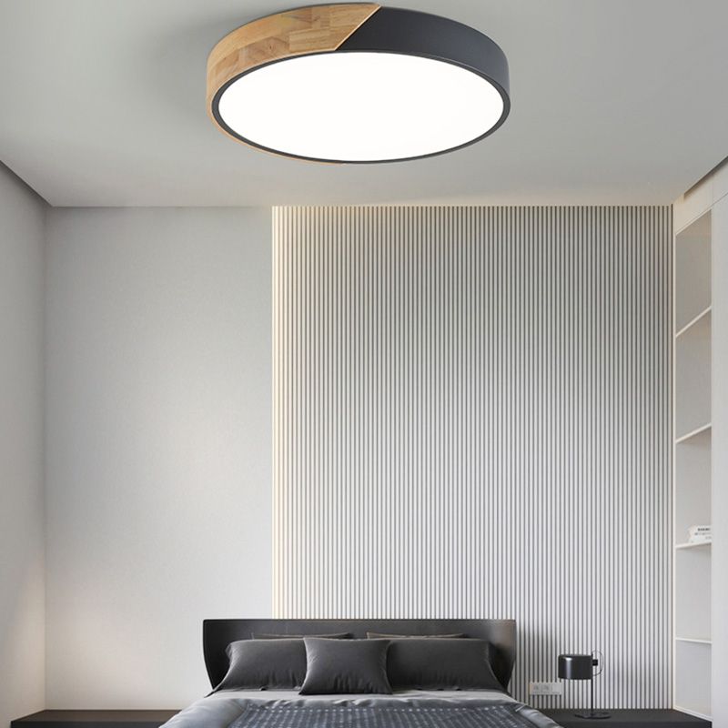 Lampada da soffitto moderna a LED Macaroon Lampada da soffitto geometrica in ferro per montaggio a incasso per camera da letto