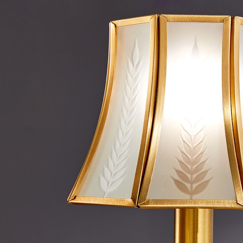 Multi-Head Chandelier Light Traditional Barrel Pendant Lamp with White Glass Shade