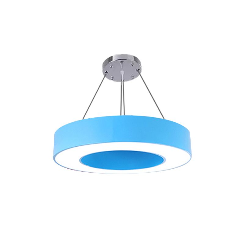 Modernes Schlafzimmer Pendellicht, Acryl -O -Formhängevorrichtung für Kinder mit 31,5 "verstellbarer Kabel