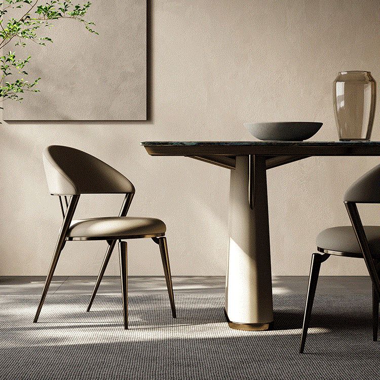 Home Dining Room Side Chair Open Back Dining Upholstered Chair