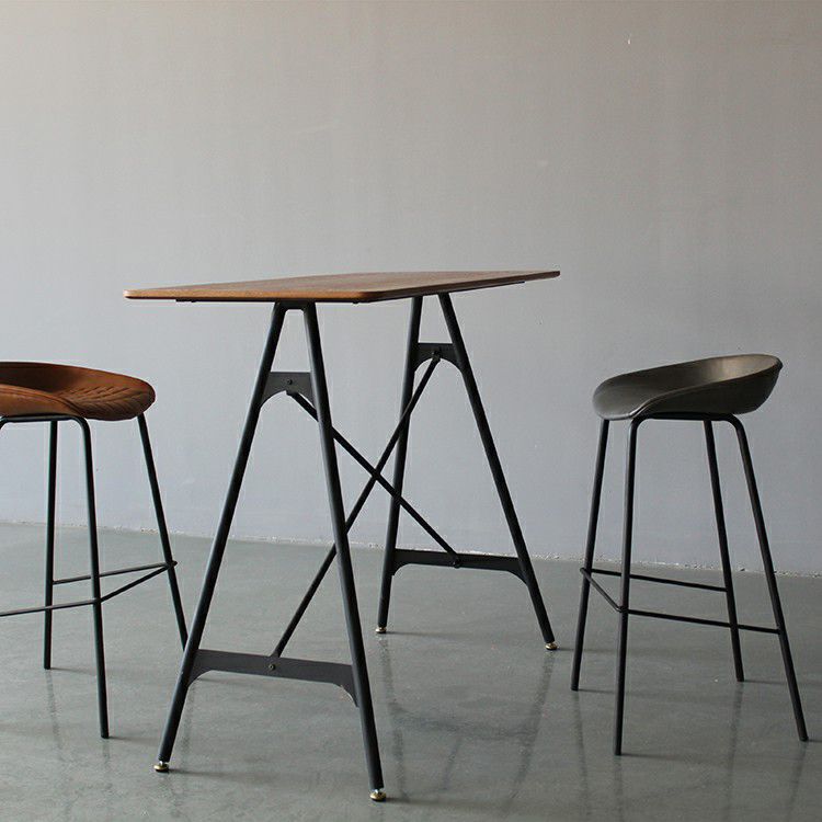 Leder Bucket Barhocker modern