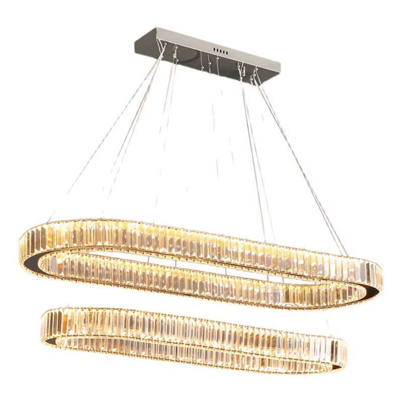 Geometric Pendant Light Fixtures Contemporary Kitchen Pendant Lights with Crystal Shade