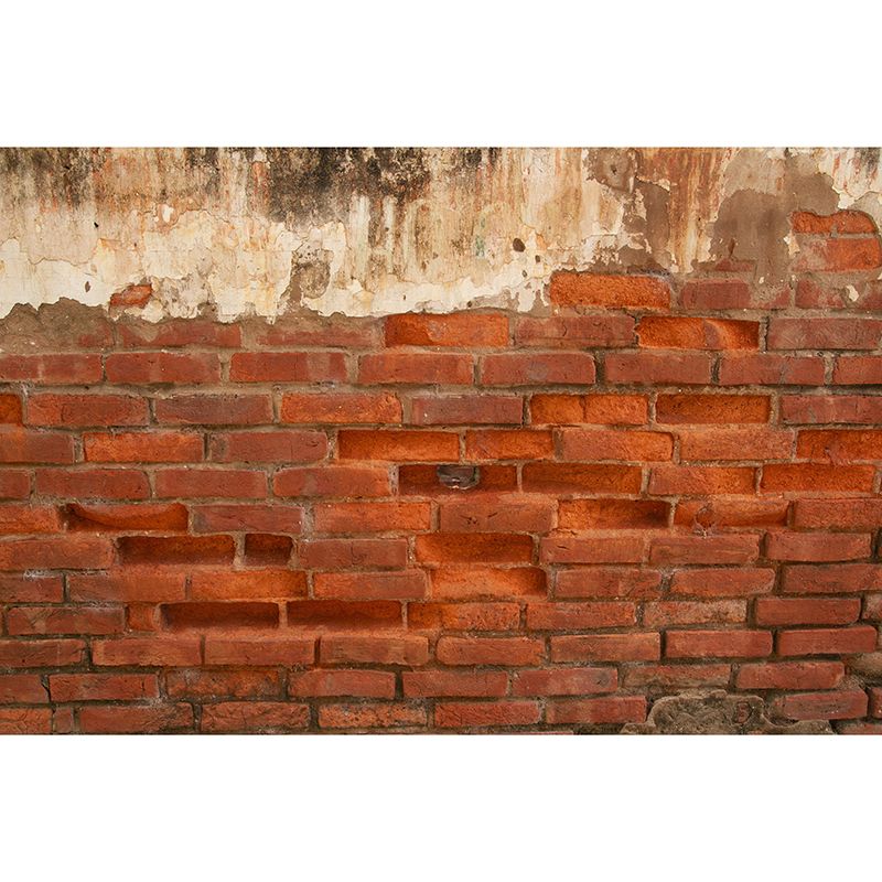 Industrial Style Brick Wall Mural for Dining Room Moisture Resistant, Personalized Size Available