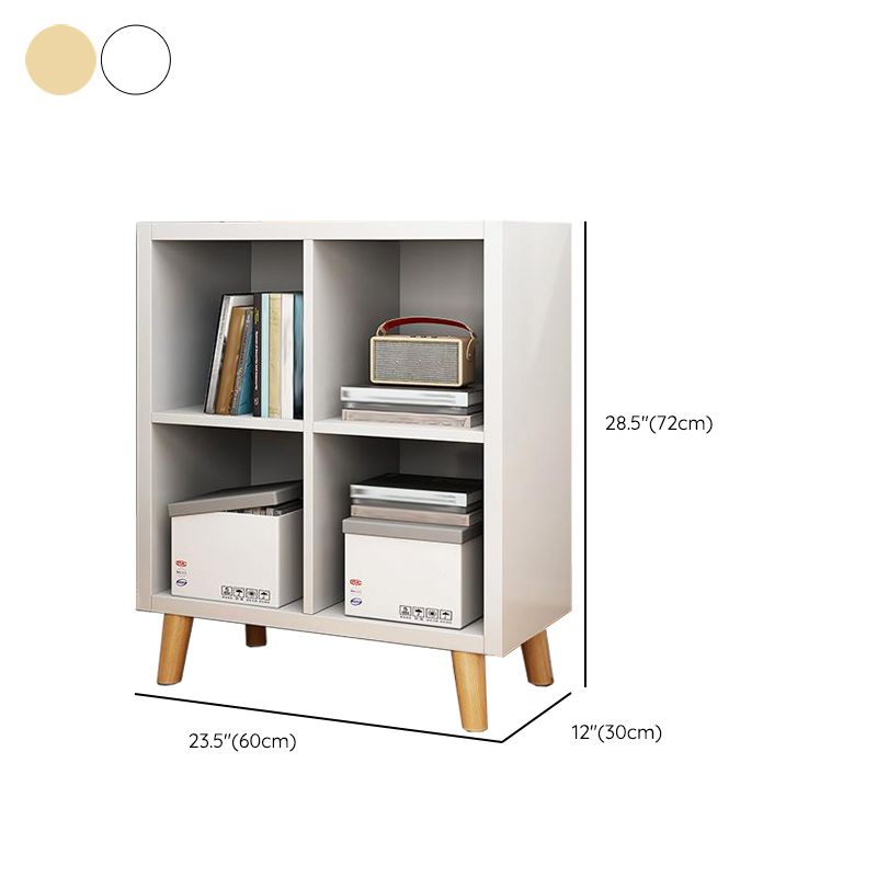 Standard Contemporary Bookcase Engineered Wood Closed Back Bookshelf